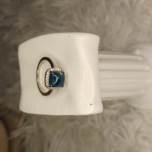 Colleen Lopez Blue Apatite Ring NEW Size 6